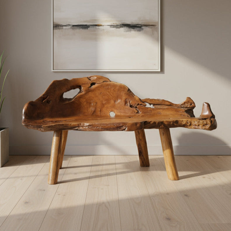 Teak Root Bench - IS36 - Uneeka
