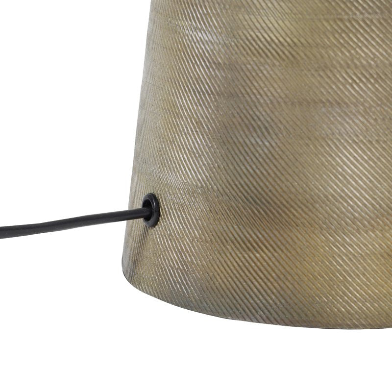 Textured Antique Bronze Metal Lamp Base - 8197218 - Uneeka