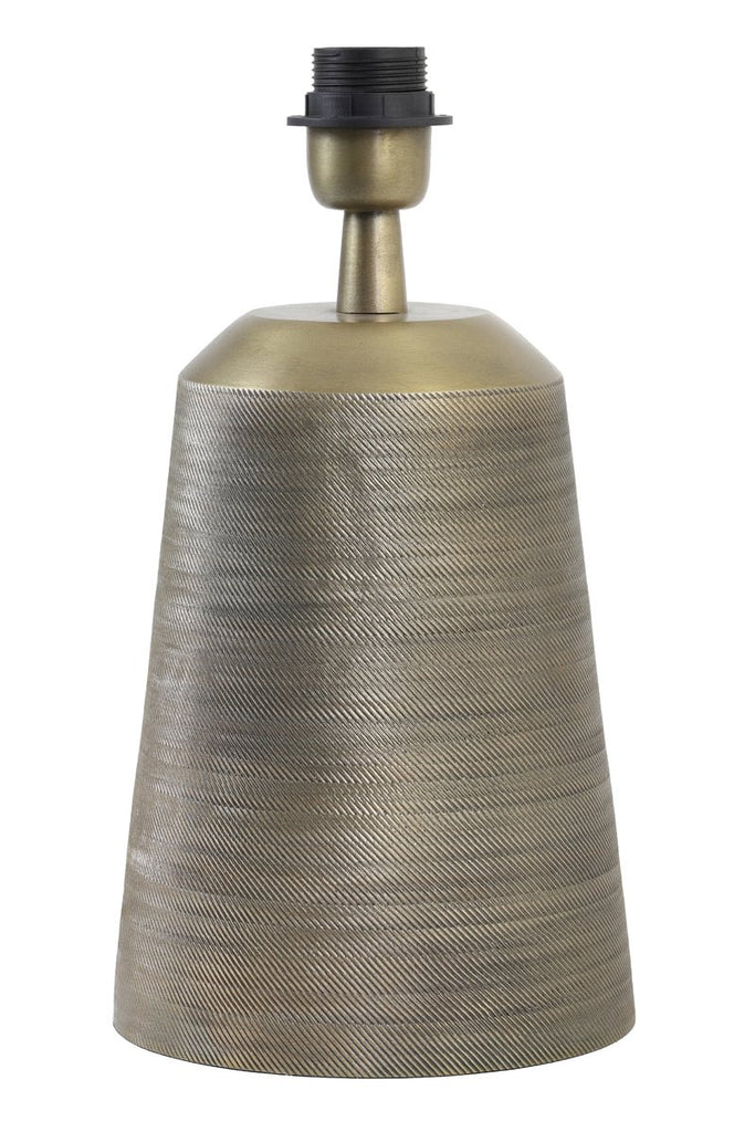 Textured Antique Bronze Metal Lamp Base - 8197318 - Uneeka