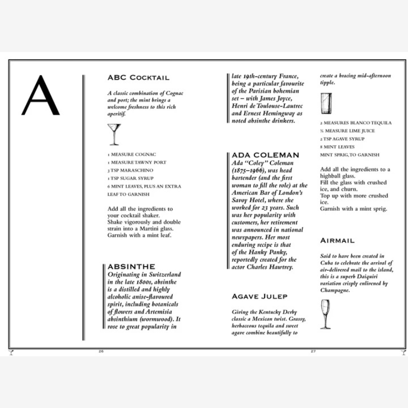 The Cocktail Bible Book - B036084 - Uneeka