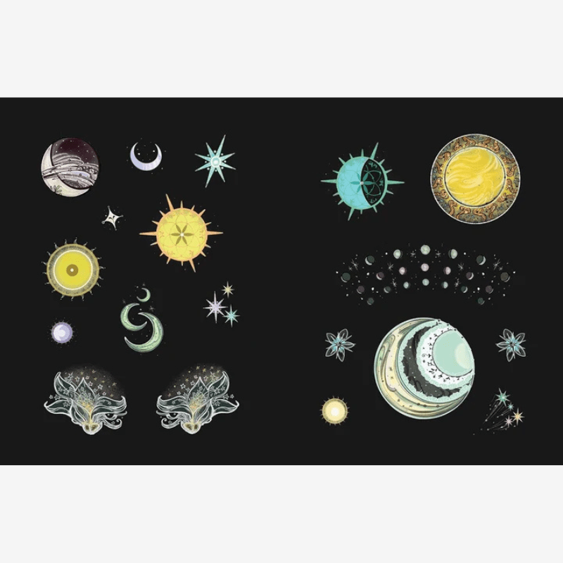 The Green Witch's Sticker Book - B076074 - Uneeka