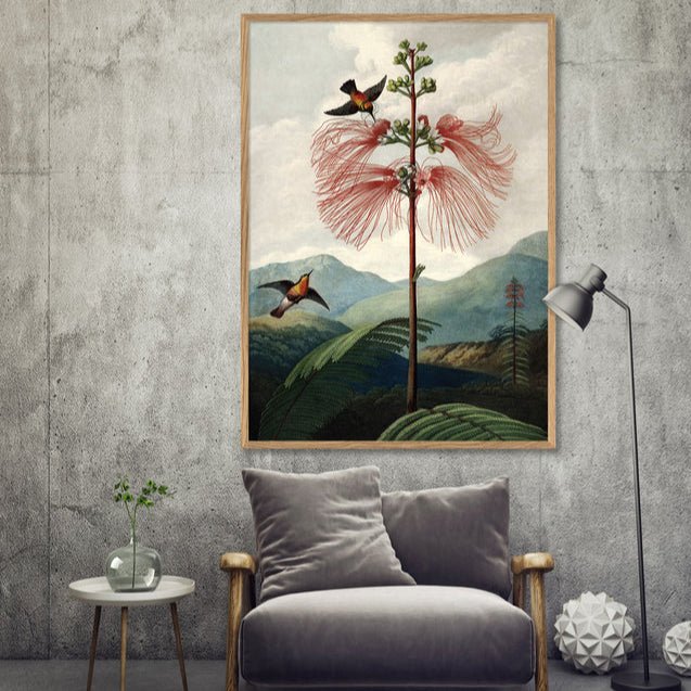 The Tree Of Flowers Flora Framed Art Print - BFG 50x70 9604 - Uneeka