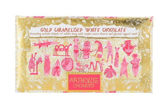 Timeless Treasures Gold Caramelised White Chocolate Bar* - CHOC060 - Uneeka