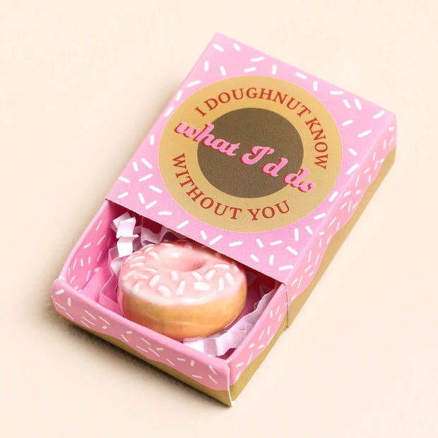 Tiny Matchbox Ceramic Doughnut Token - 82205 - Uneeka
