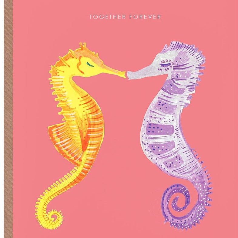 Together Forever Seahorse Card - HCWB271 - Uneeka