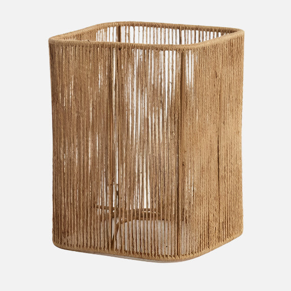 Tossa Square Jute Lampshade - 4620908 - Uneeka