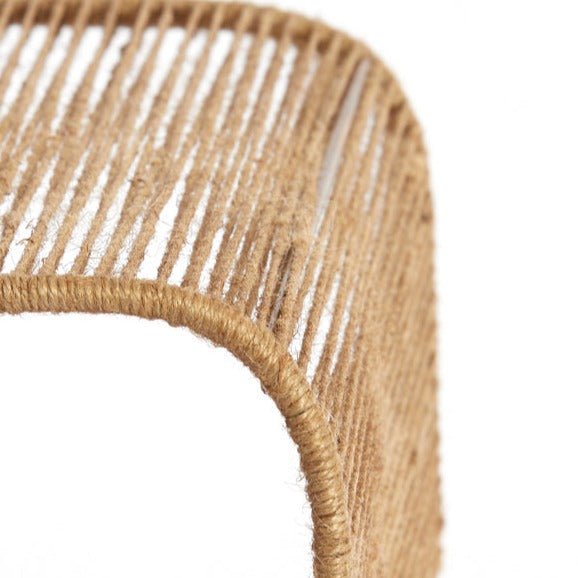 Tossa Square Jute Lampshade - 4625908 - Uneeka