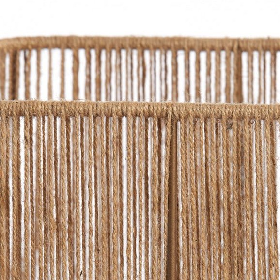 Tossa Square Jute Lampshade - 4625908 - Uneeka