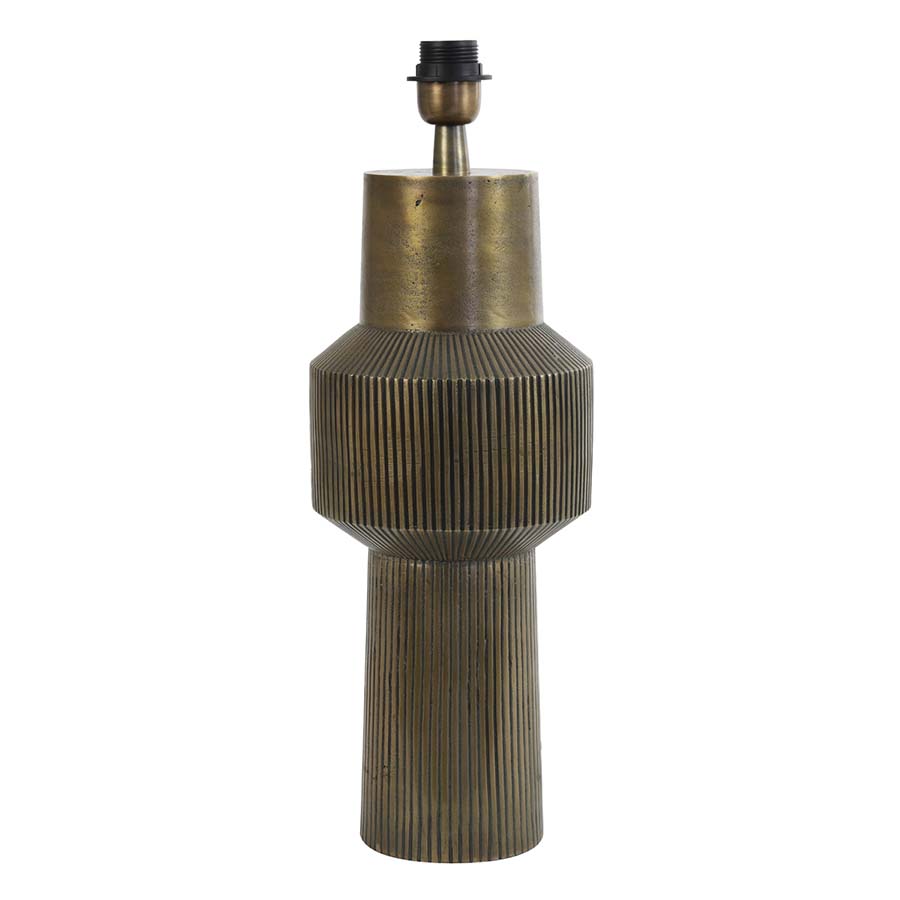 Tower Design Antique Bronze Lamp Base - 8300218 - Uneeka