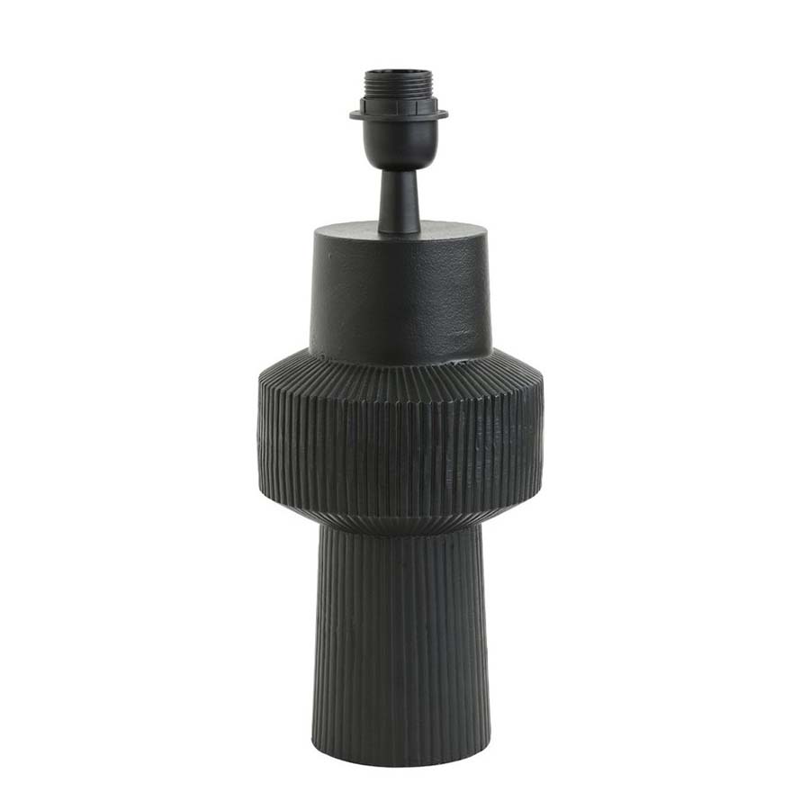 Tower Design Matt Black Lamp Base - 8300158 - Uneeka