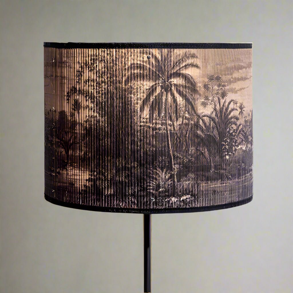 Tropical Jungle Bamboo Lampshade - PSC15 - Uneeka