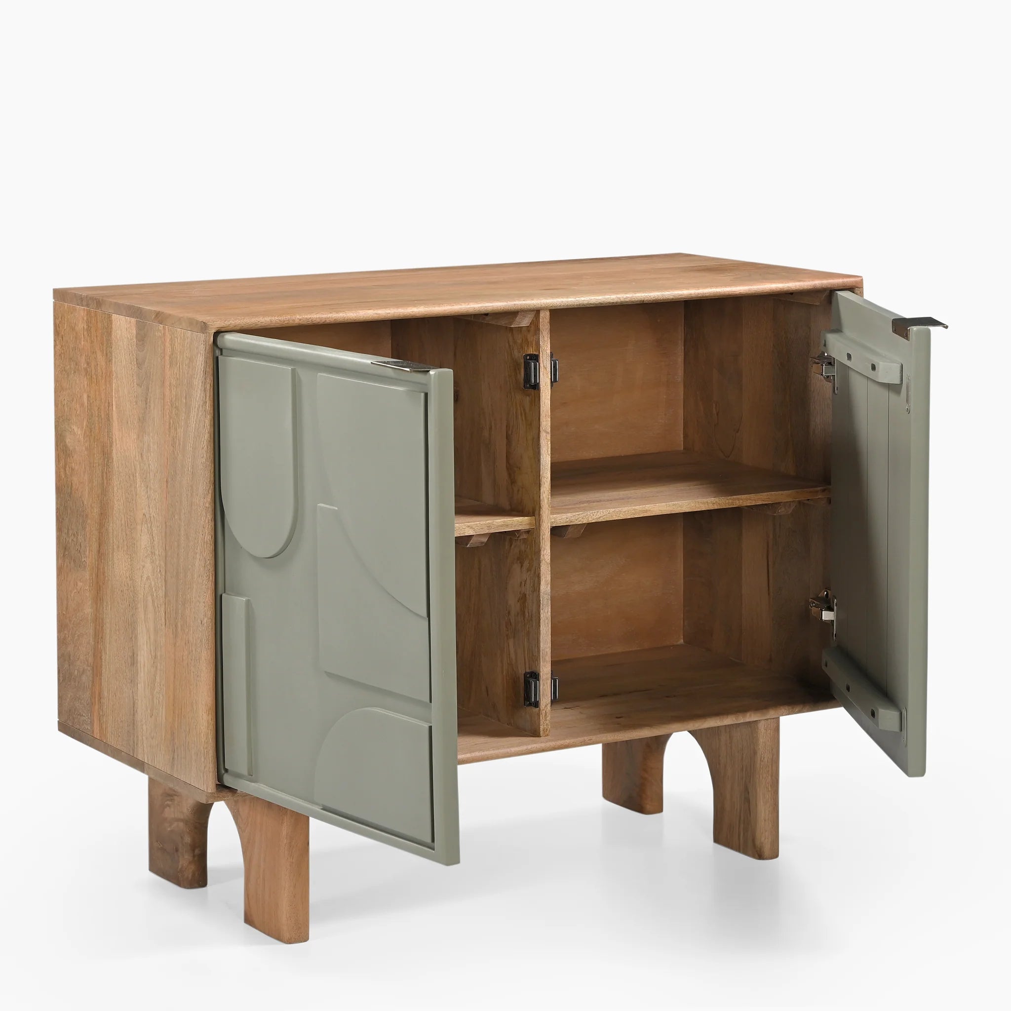 Two Door Abstract Sideboard Cabinet - TRCB00012A - Uneeka