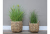 Two Handle Natural Woven Basket / Planter - 8516 - SMALL - Uneeka
