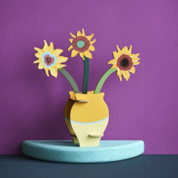 Van Gogh Flowers Cardboard Model - TPO106 - Uneeka