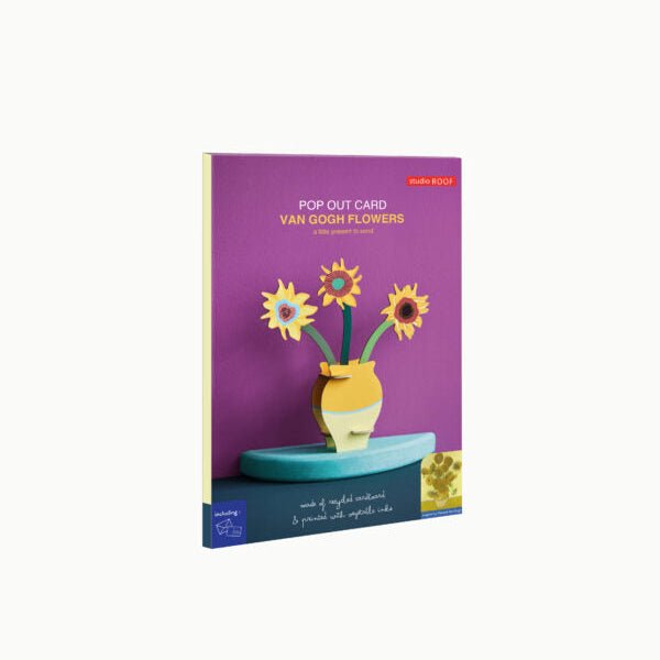 Van Gogh Flowers Cardboard Model - TPO106 - Uneeka