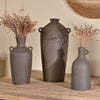 Varkala Black Ceramic Decorative Vase - VV0102 - Uneeka