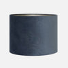 Velvet Dusty Blue Cylinder Shade - 2220048 - Uneeka