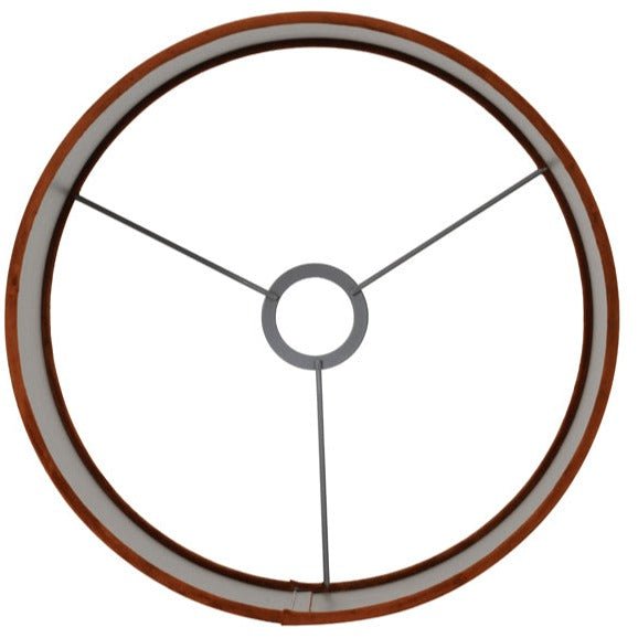 Velvet Terracotta Cylinder Lampshade - 2220049 - Uneeka