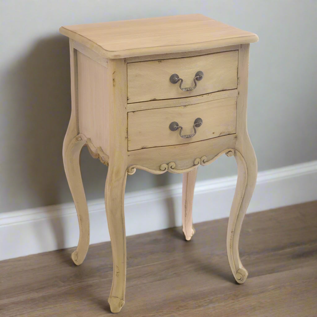 Vintage 2 Drawer Side Table - VIN127 - Uneeka