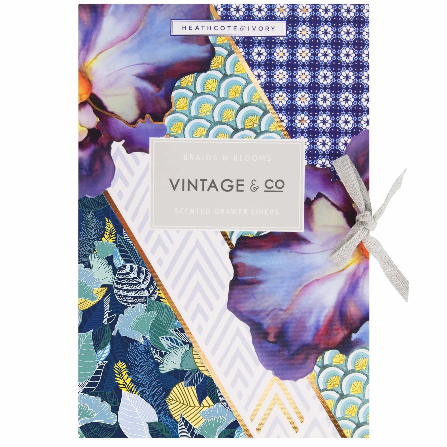 Vintage & Co. Braids and Blooms Drawer Liners - FG5817 - Uneeka
