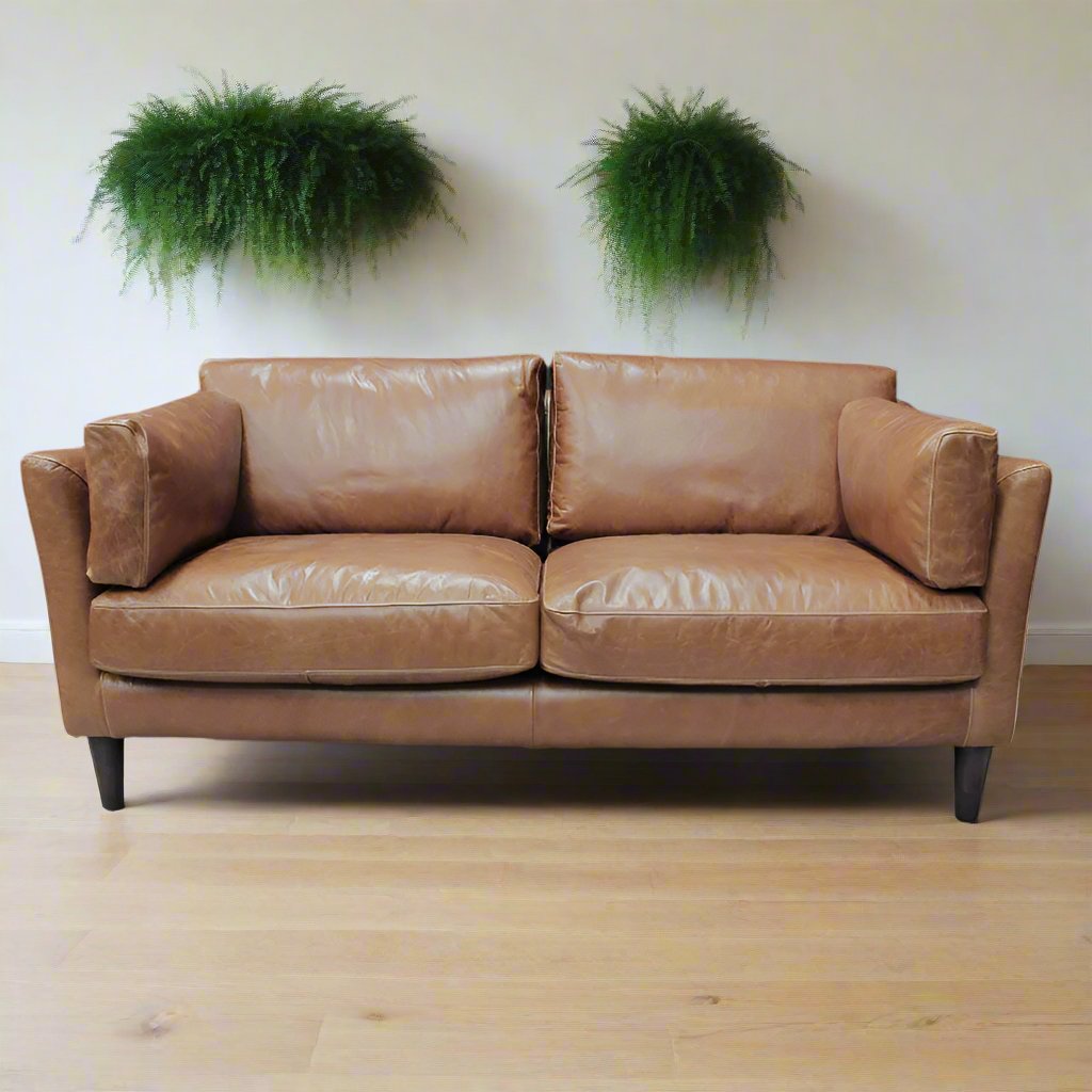 Vintage Leather Adriana 2 Seater Sofa - TK8882 - 2D - Uneeka