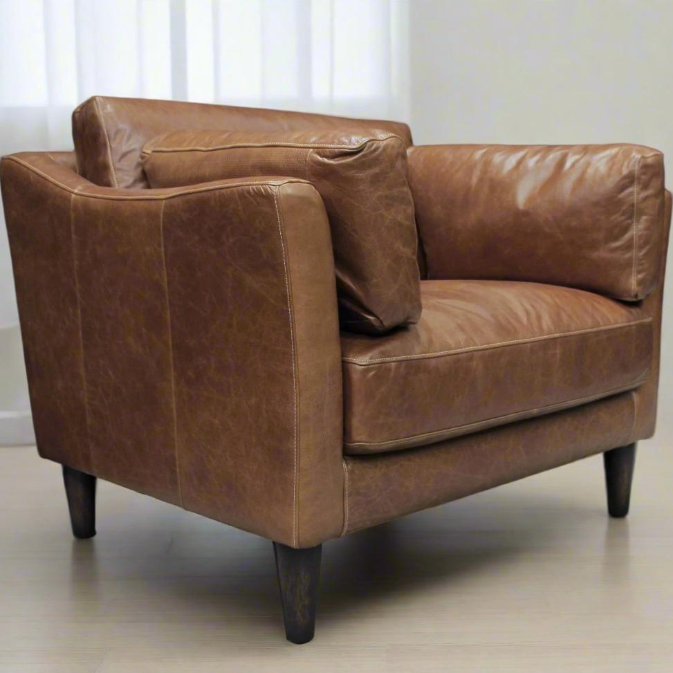 Vintage Leather Adriana Armchair - TK8882 - 1D - Uneeka