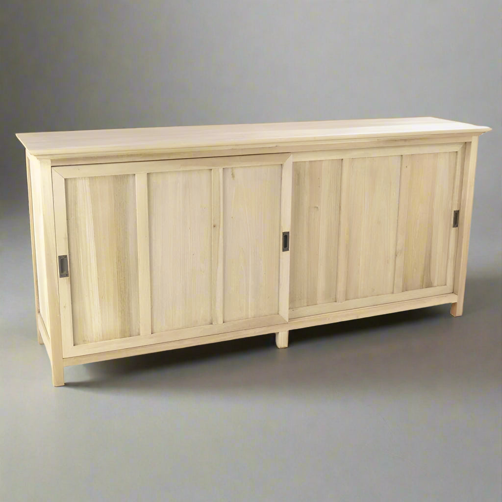 Vintage Mahogany Sliding Door Sideboard - IG26 - Uneeka