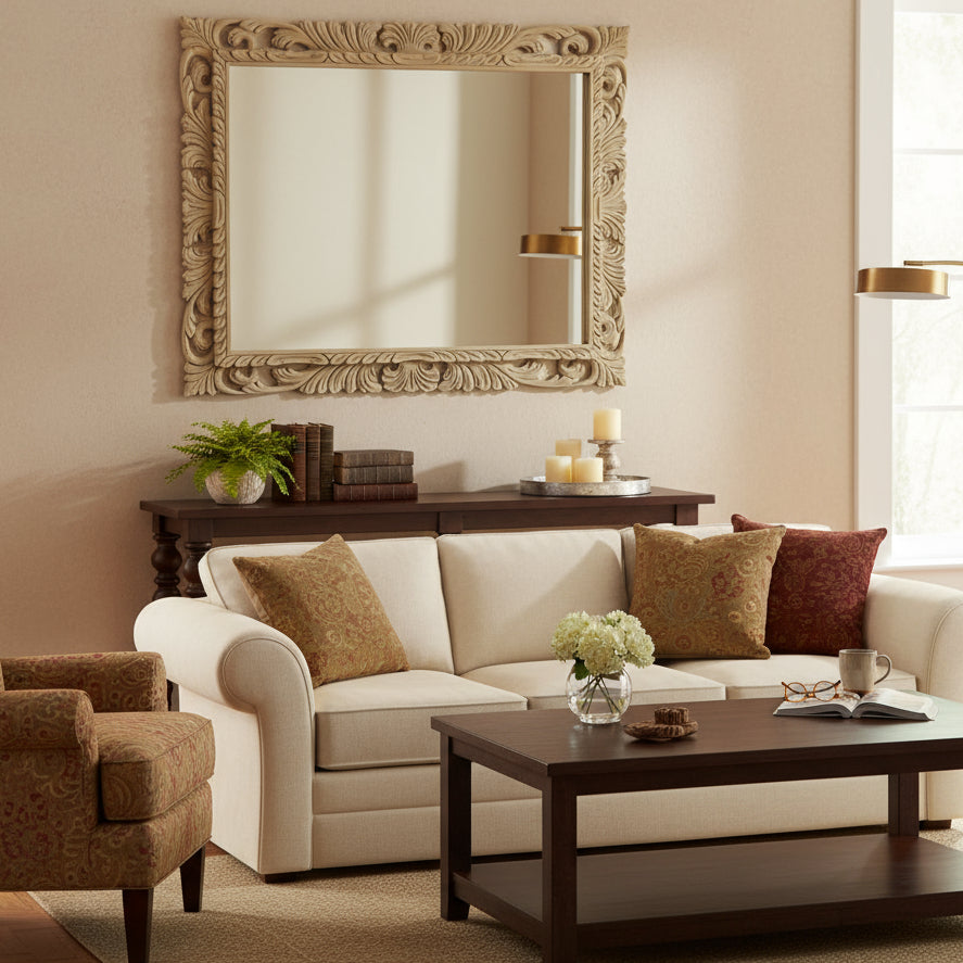 Vintage Ornate Mirror - VIN149 - Uneeka