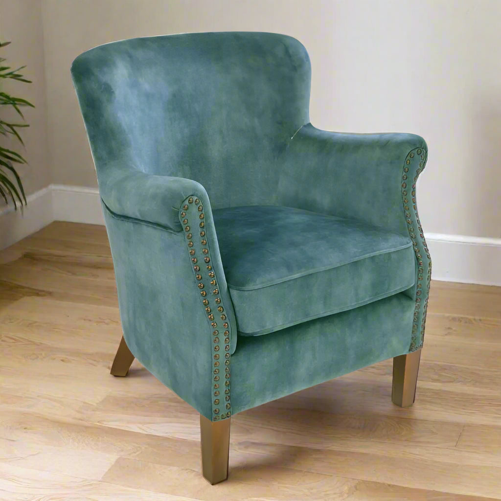 Viola Velvet Armchair - VLA39 - Uneeka