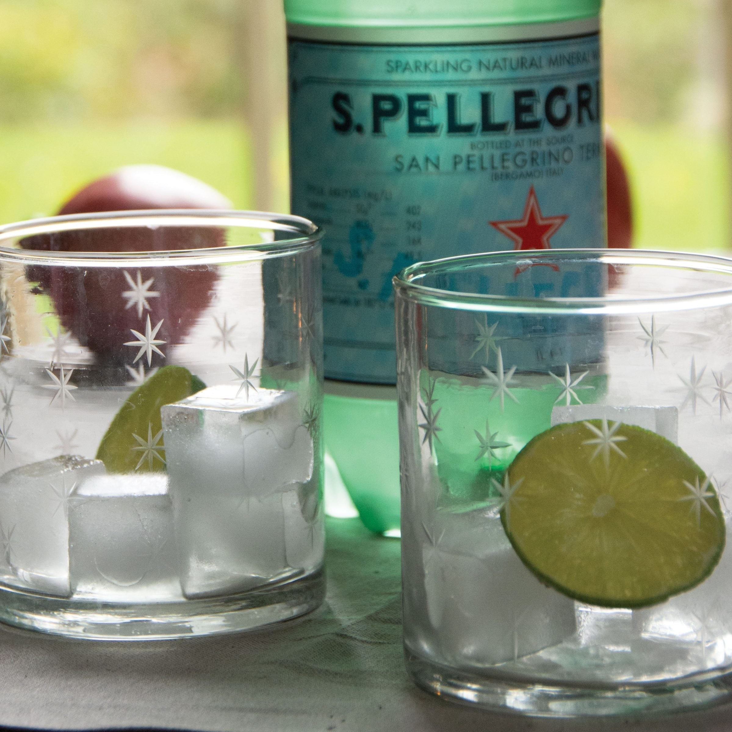 Water Tumbler Etched With Stars - MK8220 - Uneeka