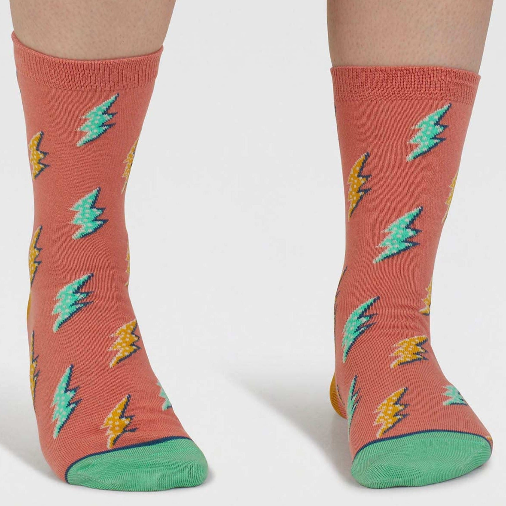 Weather Symbol Organic Cotton Socks - SPW884 - CHAMBRAYBLUE - Uneeka