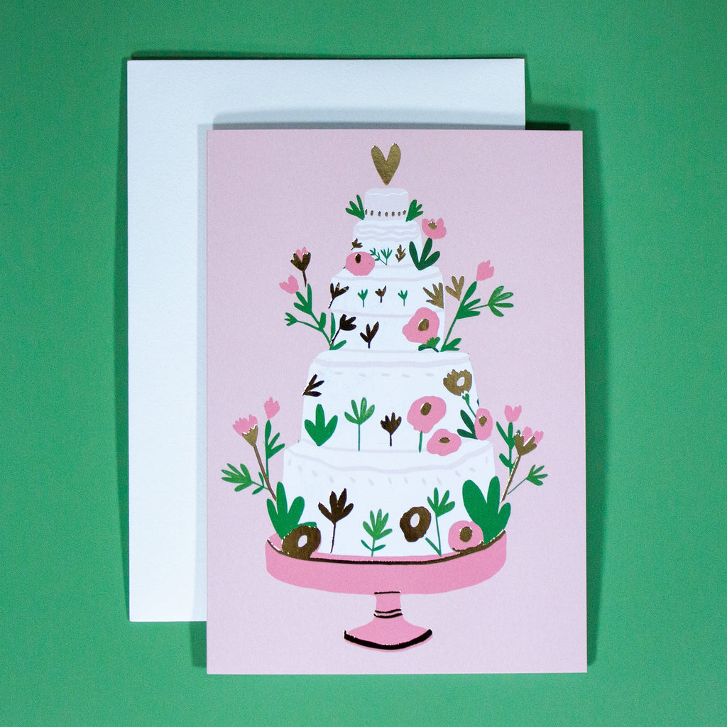 Wedding Cake Greetings Card* - GCN 365 - Uneeka