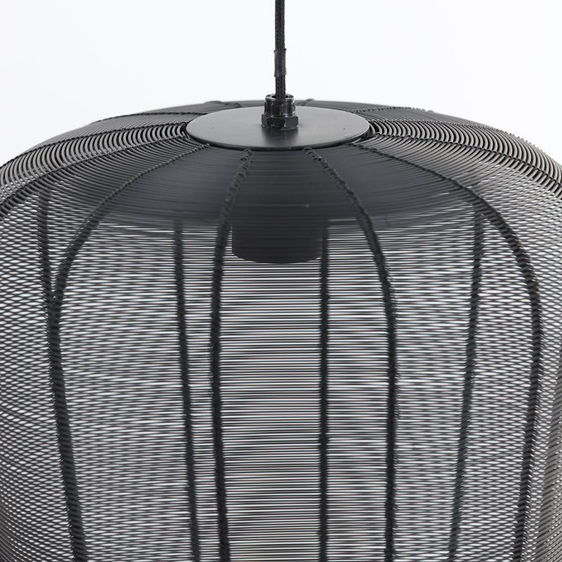 Wire Strung Matt Black Hanging Lamp* - 2945712 - Uneeka