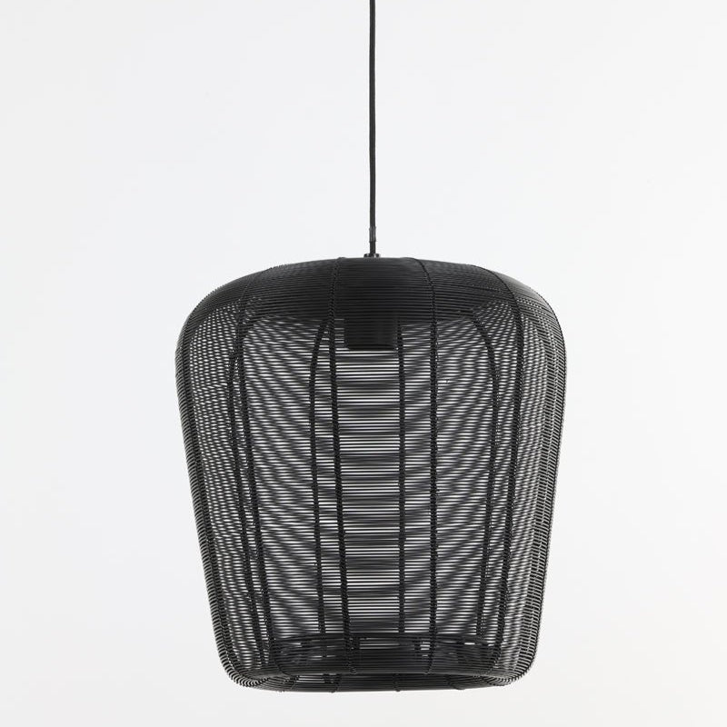 Wire Strung Matt Black Hanging Lamp* - 2945712 - Uneeka