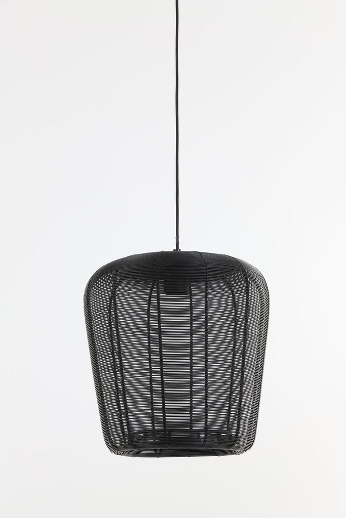 Wire Strung Matt Black Hanging Lamp* - 2945712 - Uneeka