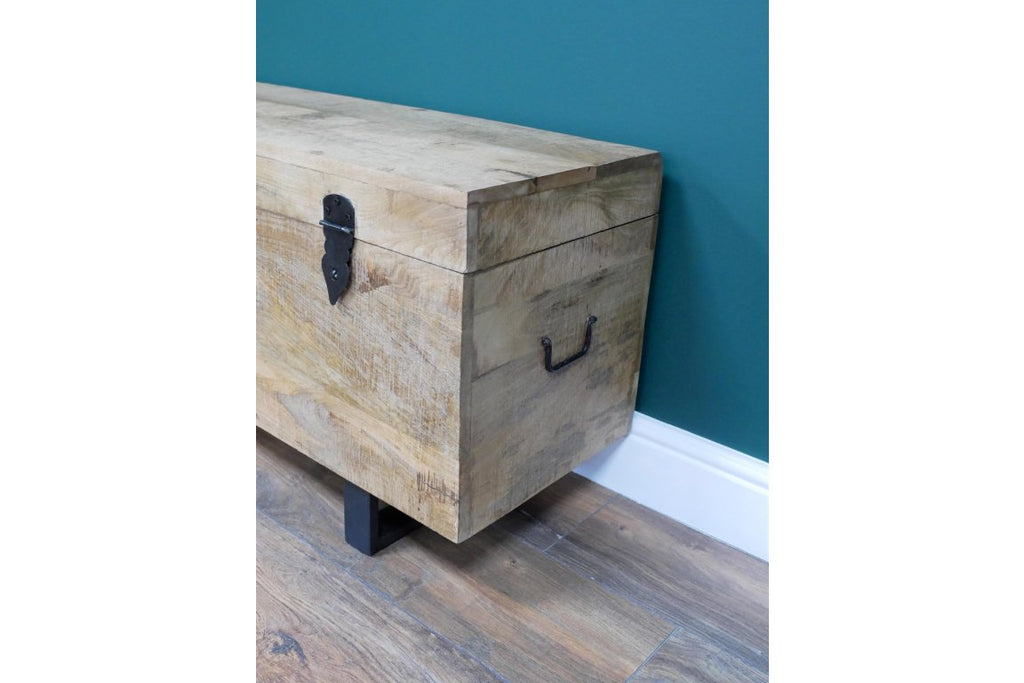 Wooden Storage Trunk - 8164 - Uneeka