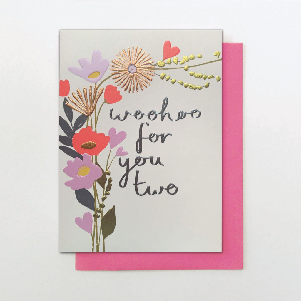 Woohoo You Two Congratulations Greetings Card - FP28 - Uneeka