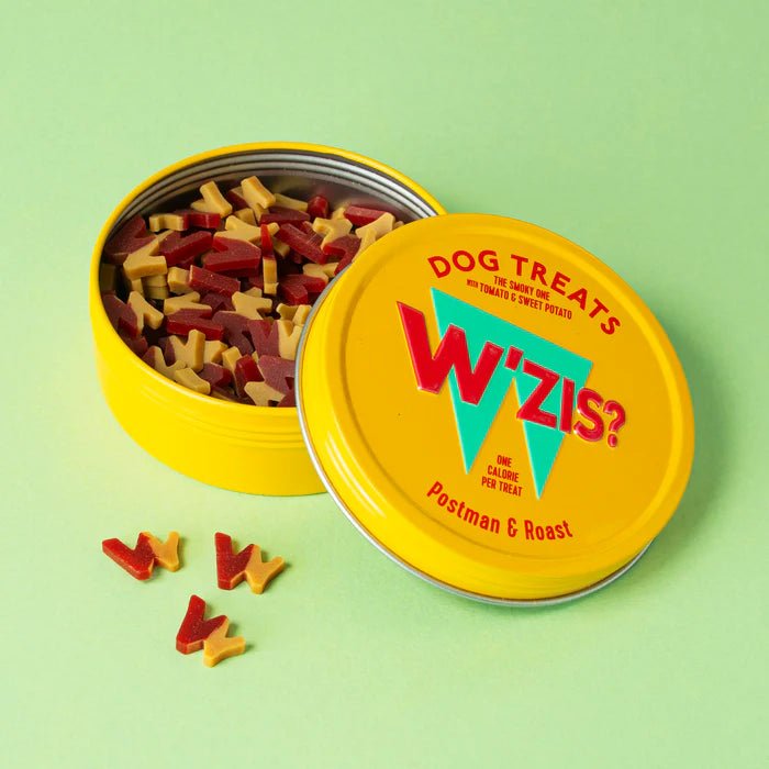 W'zis Plant Based Dog Treat Tin - Treat Tin - Postman & Roast - Uneeka