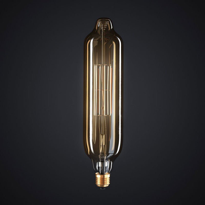 XXL LED Golden Light Bulb - Tubular T75 - 11W E27 Dimmable - DL700193 - Uneeka