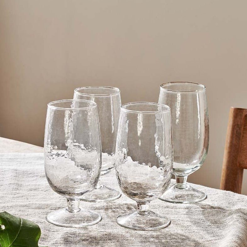 Yala Clear Hammered Glass - YG0101 - Uneeka