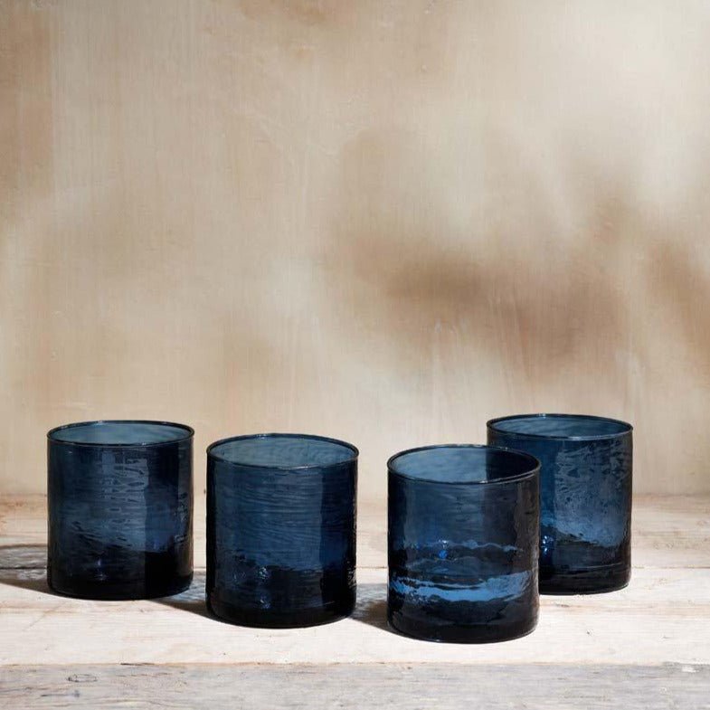 Yala Indigo Hammered Tumbler - YT0201 - Uneeka