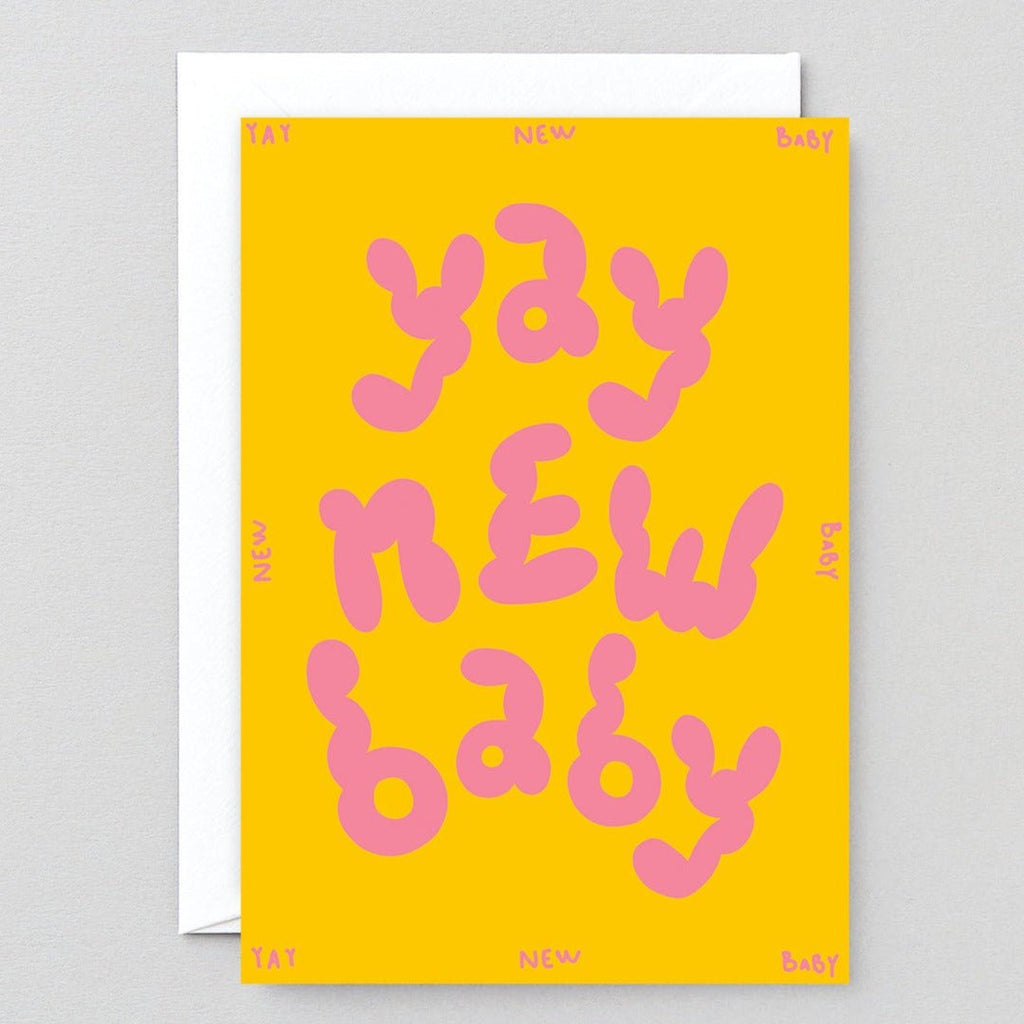 Yay New Baby Embossed Card - CRD630 - Uneeka