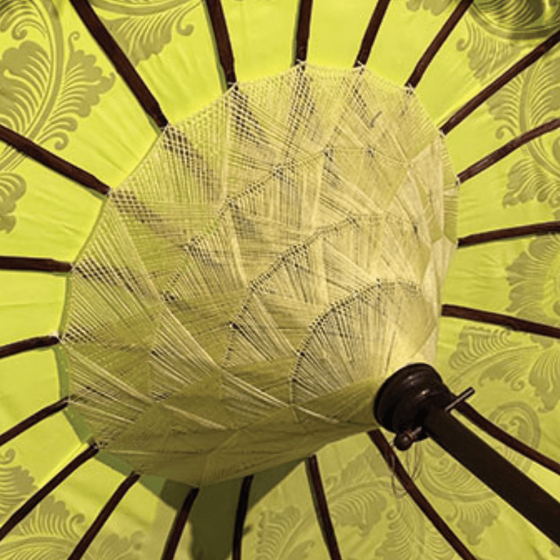 Yellow Bali Sun Parasol With Pole Joint - MB179 - Uneeka