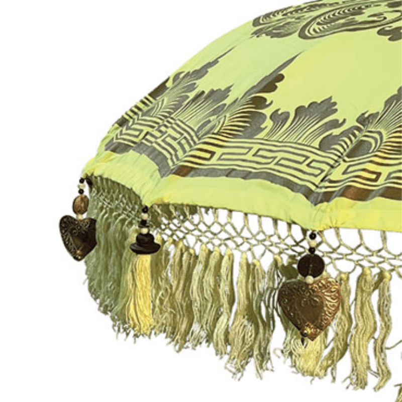 Yellow Bali Sun Parasol With Pole Joint - MB179 - Uneeka