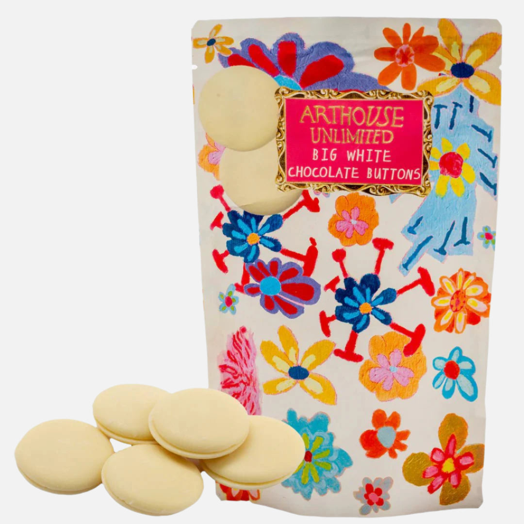 Yellow Daffodil White Chocolate Buttons - CHOCBUT003 - Uneeka