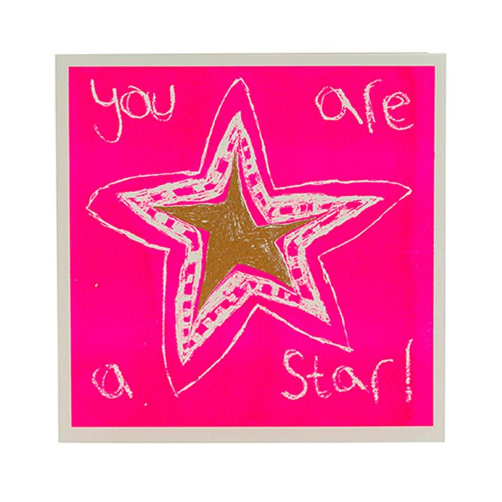 You Are A Star Greetings Card - CAR207 - Uneeka