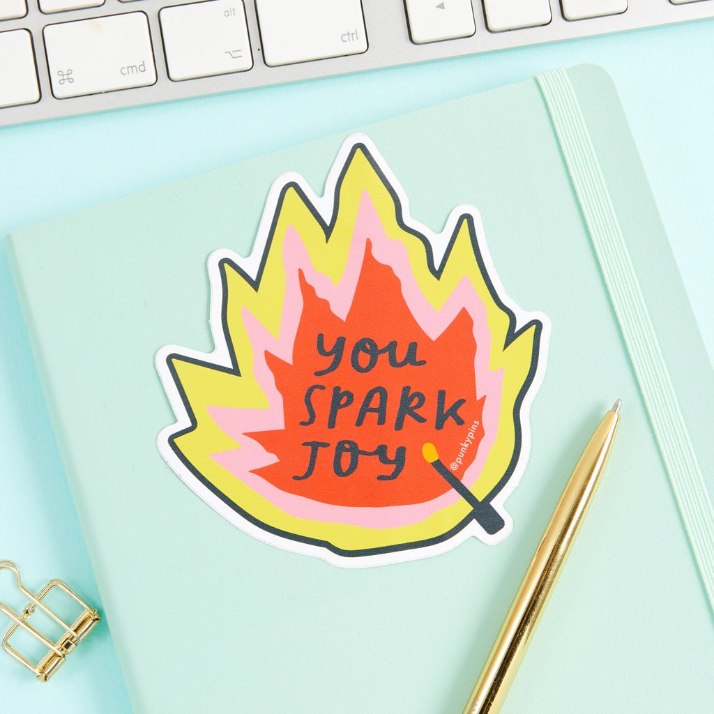 You Spark Joy Vinyl Sticker - ST - LAP - 262 - Uneeka