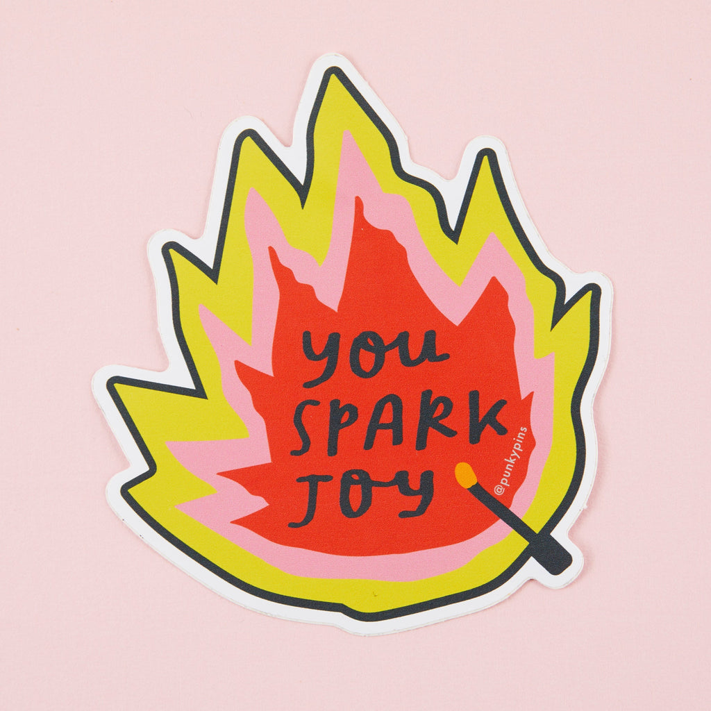 You Spark Joy Vinyl Sticker - ST - LAP - 262 - Uneeka