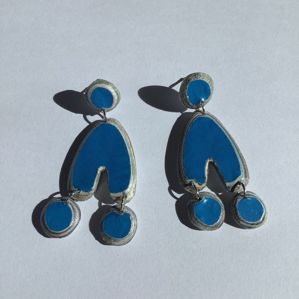 Zandi Layered Earrings - ZLEB - Uneeka