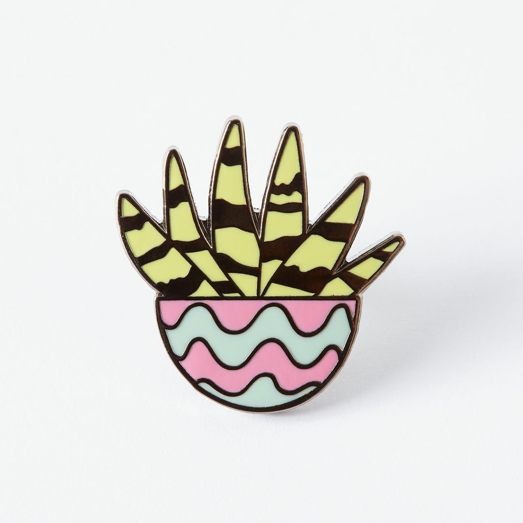 Zebra Cactus Enamel Pin* - EP619 - Uneeka